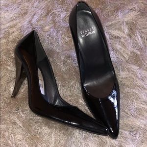 NWT Black Patent Leather Stuart Weitzman Pumps 6